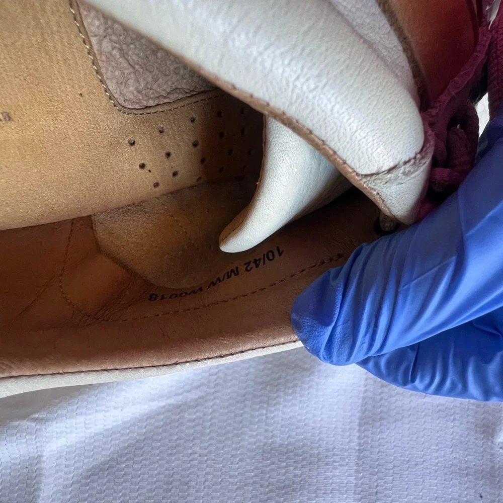 Born White and Tan Sneakers NWOT
